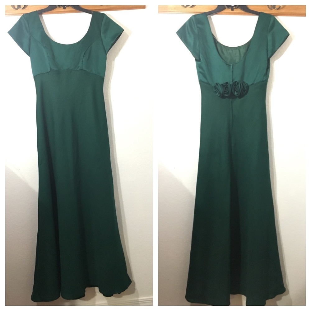 Champagne Formals Bridesmaid Dress Hunter Green